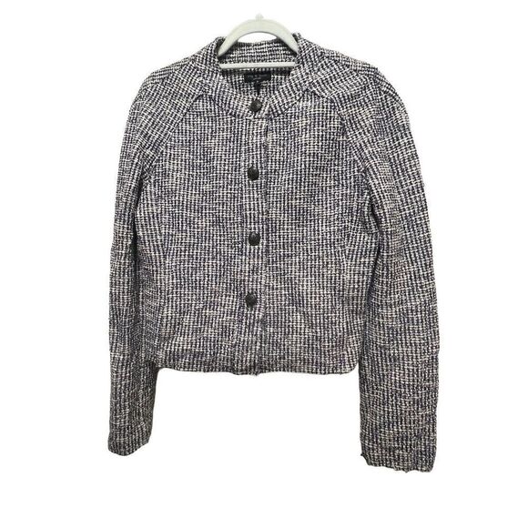 NWT Rag & Bone Navy Marisa Tweed Jacket Size 8 - Picture 6 of 9